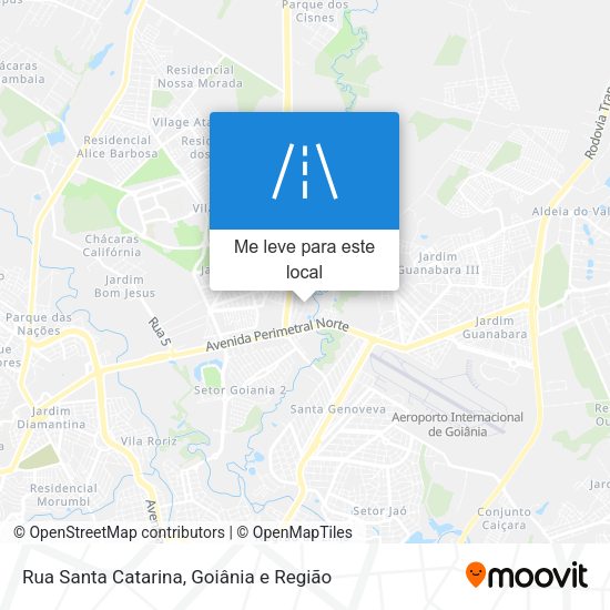 Rua Santa Catarina mapa