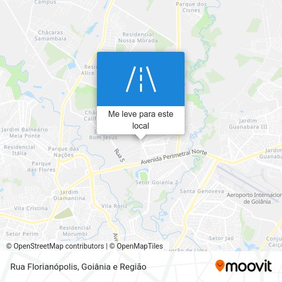 Rua Florianópolis mapa