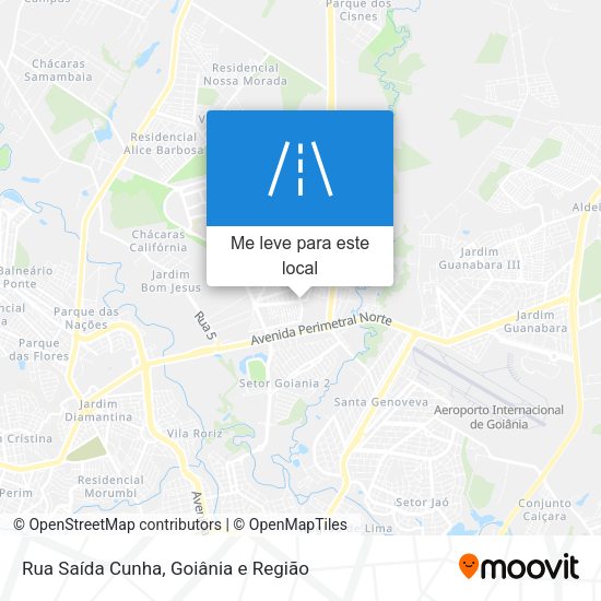 Rua Saída Cunha mapa