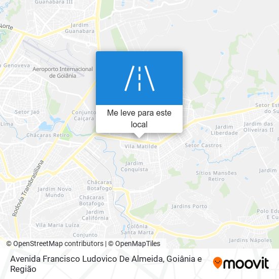 Avenida Francisco Ludovico De Almeida mapa