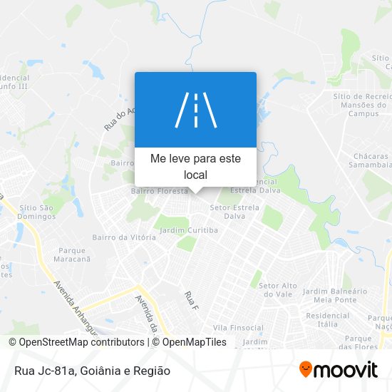 Rua Jc-81a mapa