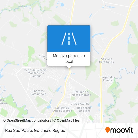 Rua São Paulo mapa