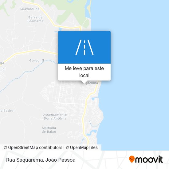 Rua Saquarema mapa