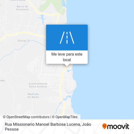 Rua Missionario Manoel Barbosa Lucena mapa