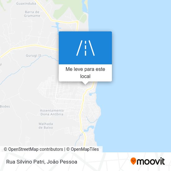 Rua Silvino Patri mapa