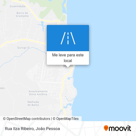 Rua Ilza Ribeiro mapa