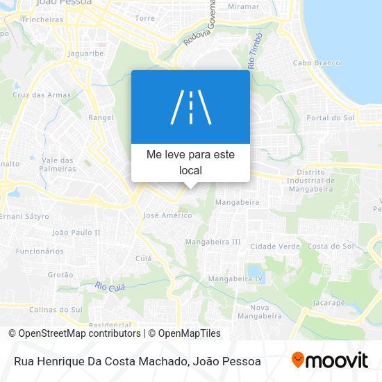 Rua Henrique Da Costa Machado mapa