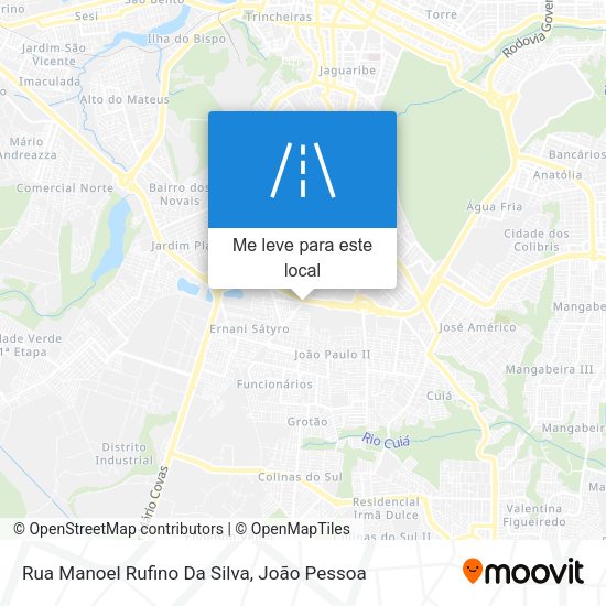 Rua Manoel Rufino Da Silva mapa