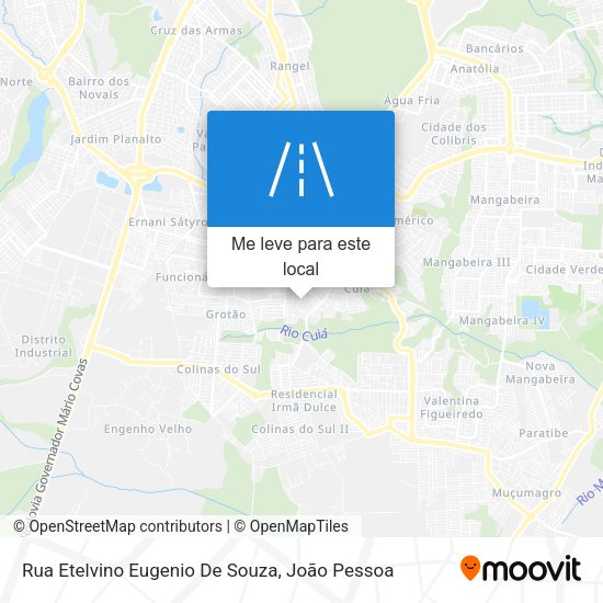 Rua Etelvino Eugenio De Souza mapa