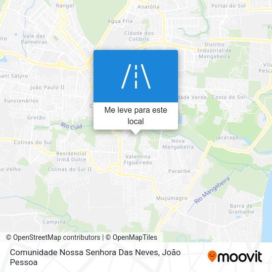 Comunidade Nossa Senhora Das Neves mapa