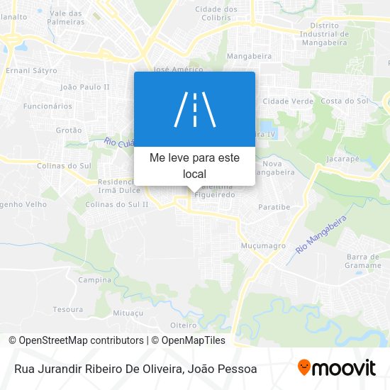 Rua Jurandir Ribeiro De Oliveira mapa