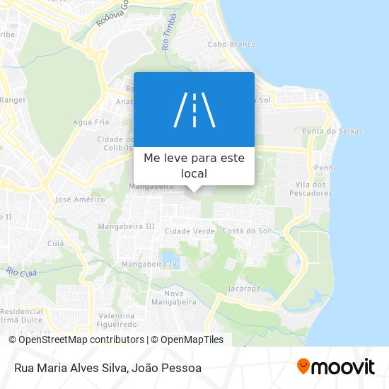 Rua Maria Alves Silva mapa