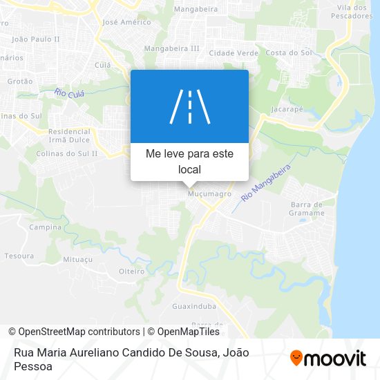 Rua Maria Aureliano Candido De Sousa mapa