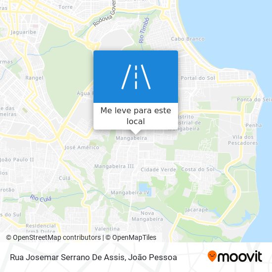 Rua Josemar Serrano De Assis mapa