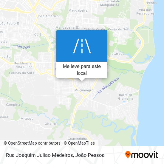 Rua Joaquim Juliao Medeiros mapa
