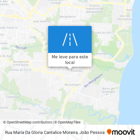Rua Maria Da Gloria Cantalice Moreira mapa