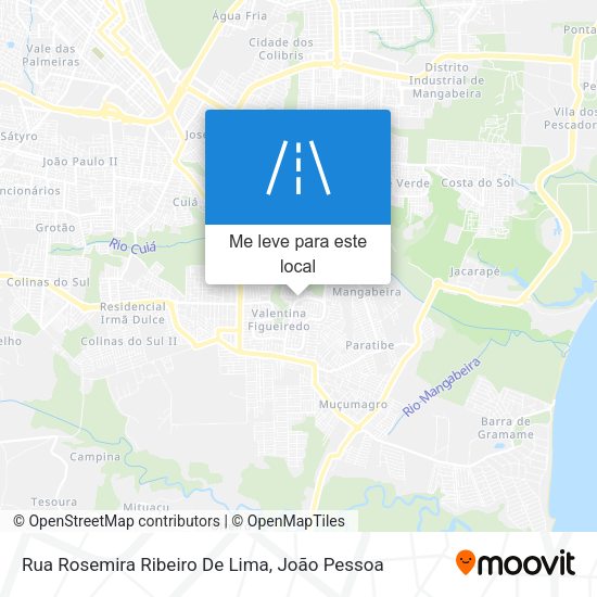 Rua Rosemira Ribeiro De Lima mapa