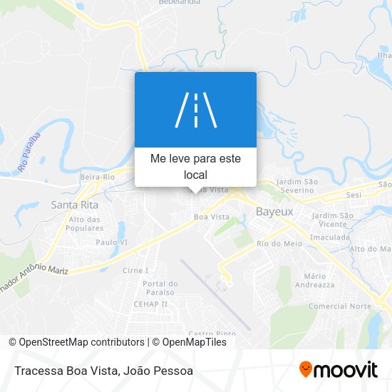 Tracessa Boa Vista mapa