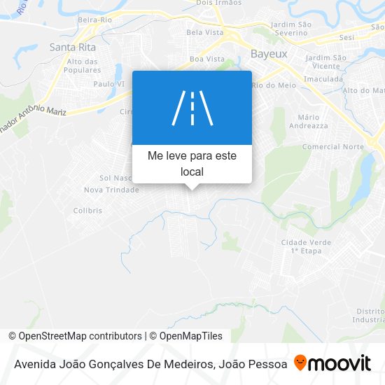 Avenida João Gonçalves De Medeiros mapa