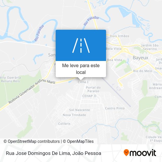 Rua Jose Domingos De Lima mapa