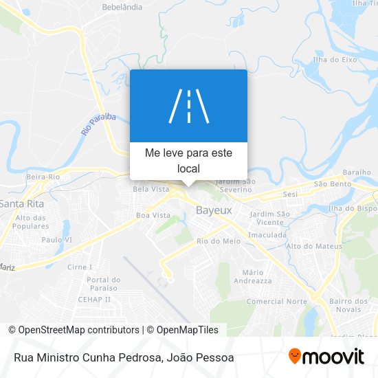 Rua Ministro Cunha Pedrosa mapa