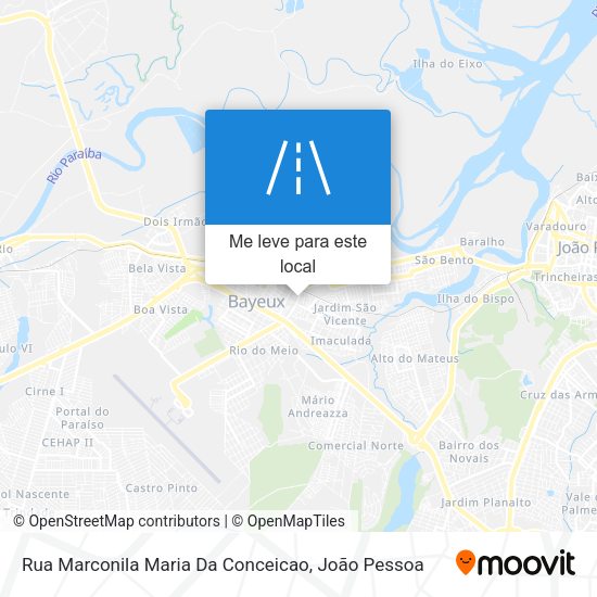 Rua Marconila Maria Da Conceicao mapa