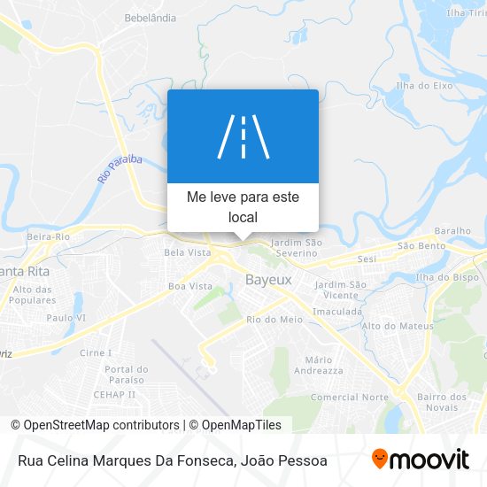 Rua Celina Marques Da Fonseca mapa