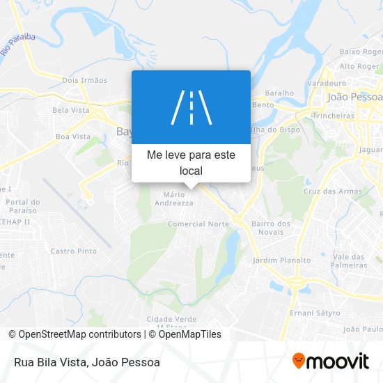 Rua Bila Vista mapa