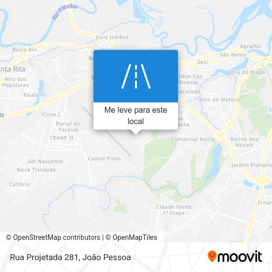 Rua Projetada 281 mapa
