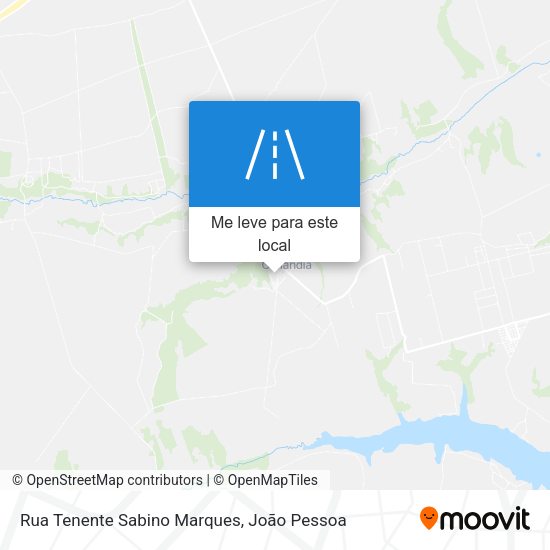 Rua Tenente Sabino Marques mapa
