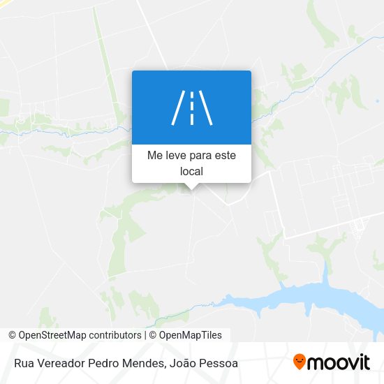 Rua Vereador Pedro Mendes mapa