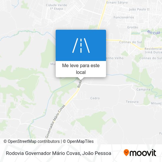 Rodovia Governador Mário Covas mapa