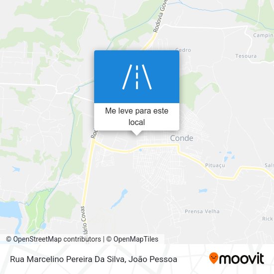 Rua Marcelino Pereira Da Silva mapa