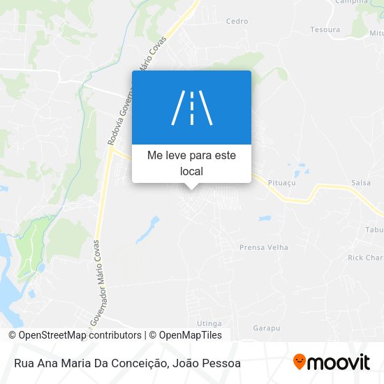 Rua Ana Maria Da Conceição mapa