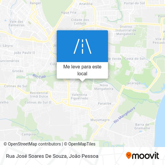 Rua José Soares De Souza mapa