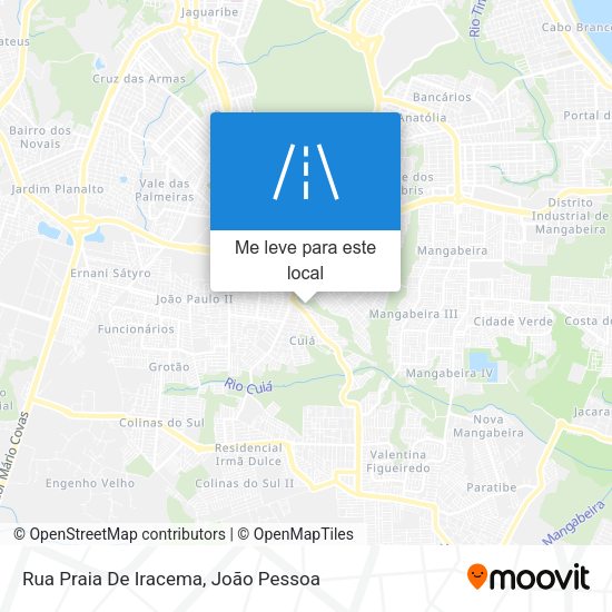 Rua Praia De Iracema mapa