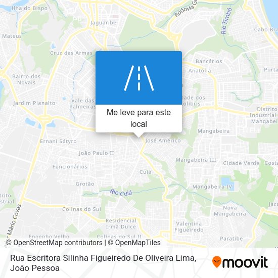 Rua Escritora Silinha Figueiredo De Oliveira Lima mapa