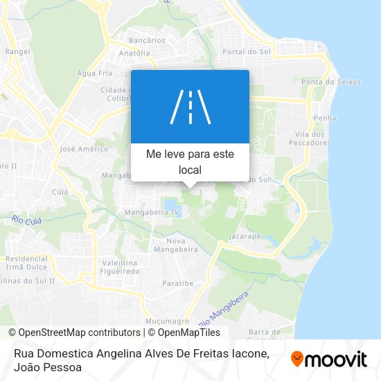 Rua Domestica Angelina Alves De Freitas Iacone mapa
