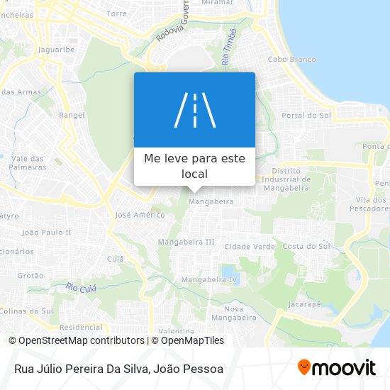 Rua Júlio Pereira Da Silva mapa