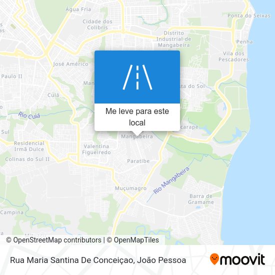 Rua Maria Santina De Conceiçao mapa