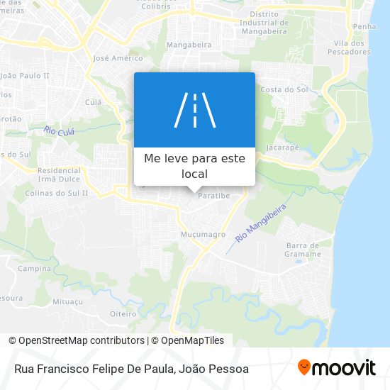 Rua Francisco Felipe De Paula mapa