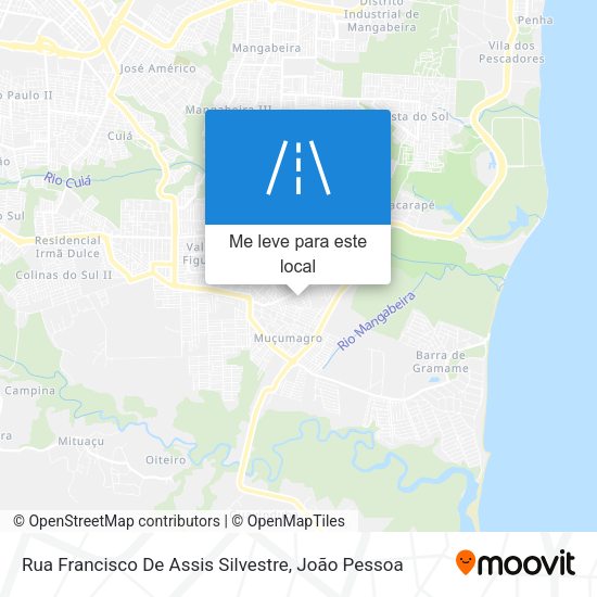 Rua Francisco De Assis Silvestre mapa