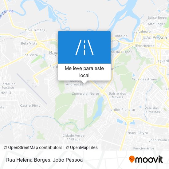 Rua Helena Borges mapa
