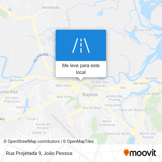 Rua Projetada 9 mapa