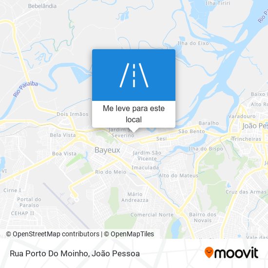 Rua Porto Do Moinho mapa