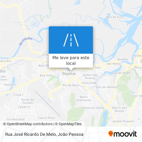 Rua José Ricardo De Melo mapa