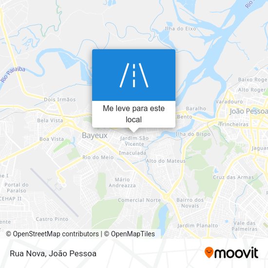 Rua Nova mapa