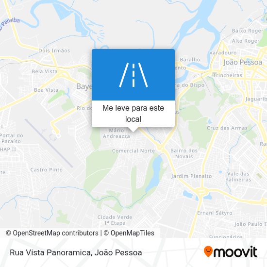Rua Vista Panoramica mapa