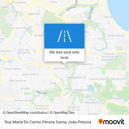 Rua Maria Do Carmo Pereira Gama mapa