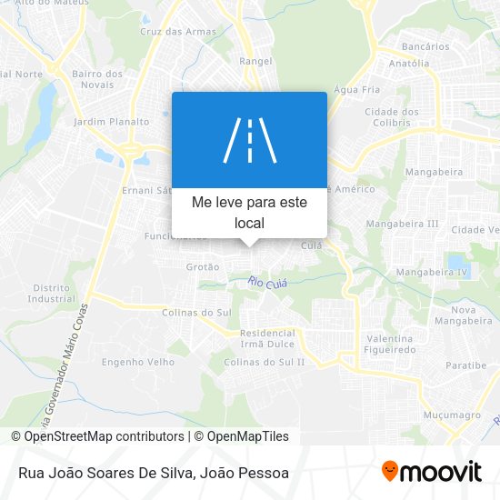 Rua João Soares De Silva mapa